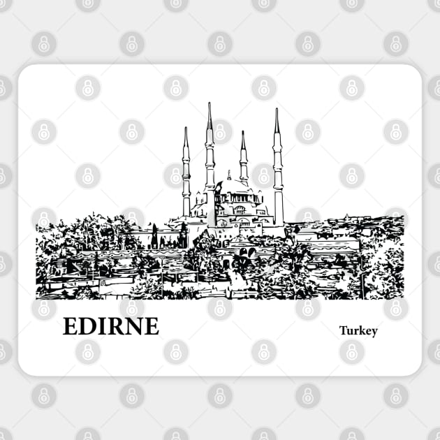 Edirne Turkey Magnet by Lakeric